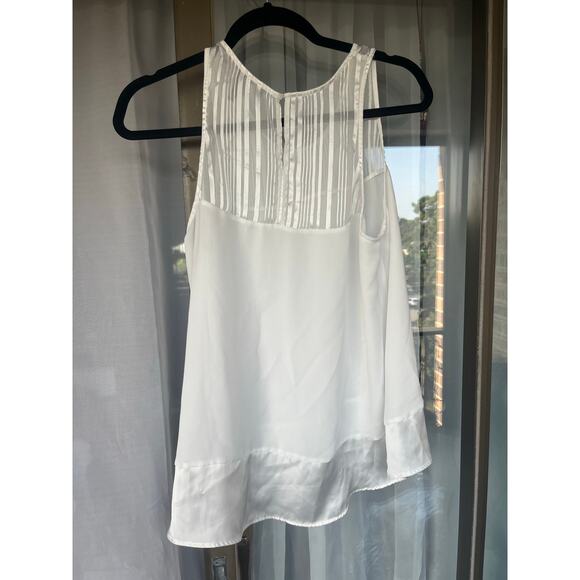 Robert Rodriguez Flowy White Top, Size M - Picture 6 of 6